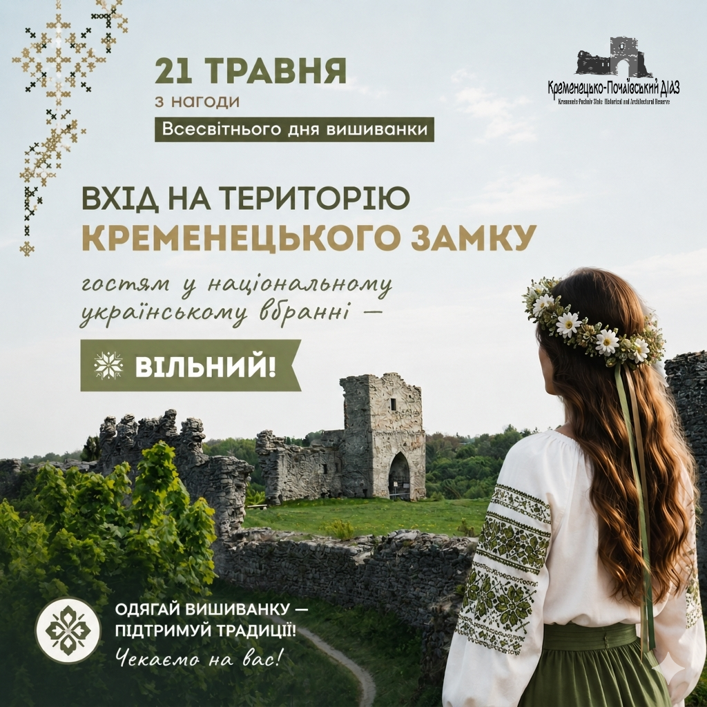 Одягай вишиванку — проходь до Кременецького замку безкоштовно! - Фото 4